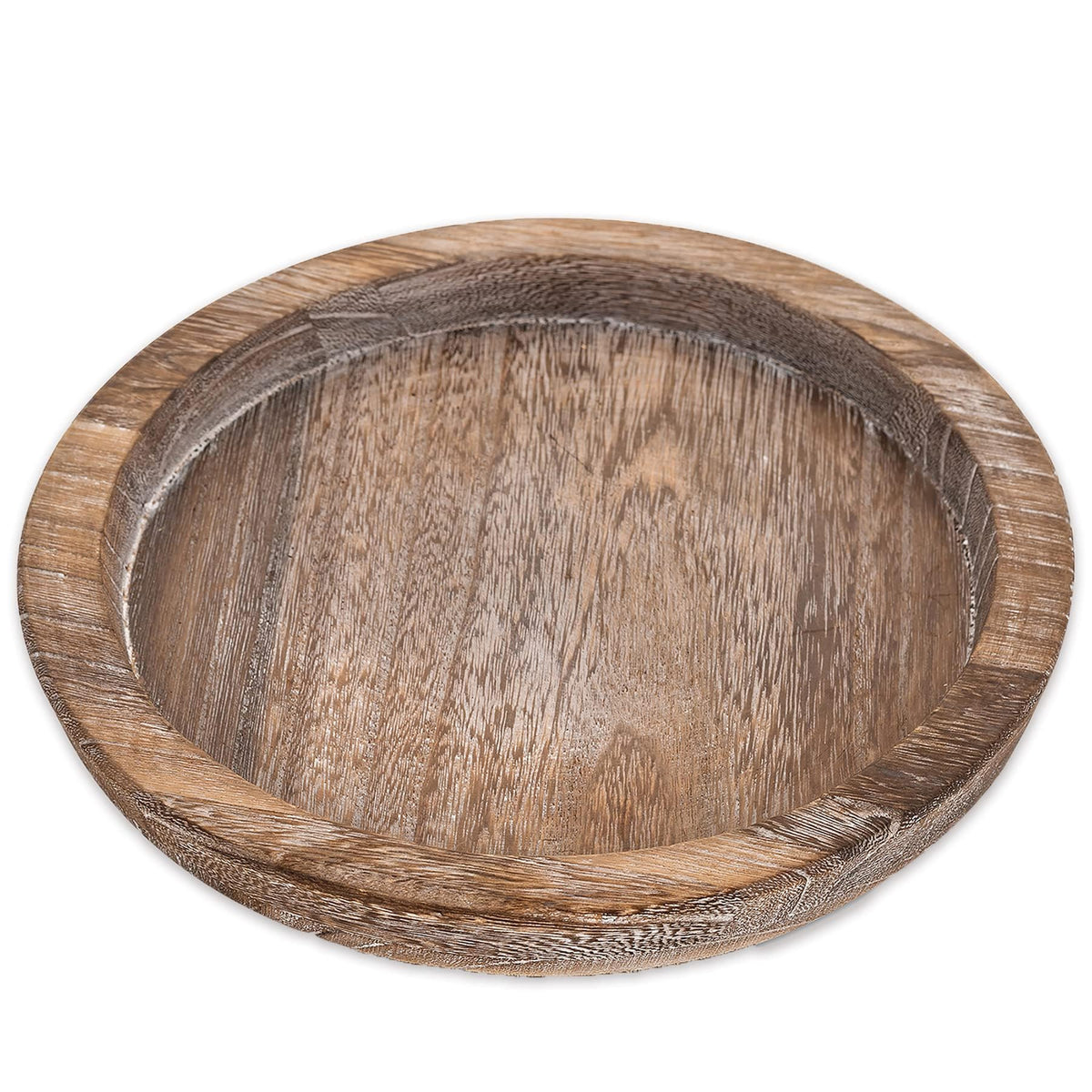 Rustic Wooden Serving Tray - Candle Holder Tray Home Decor