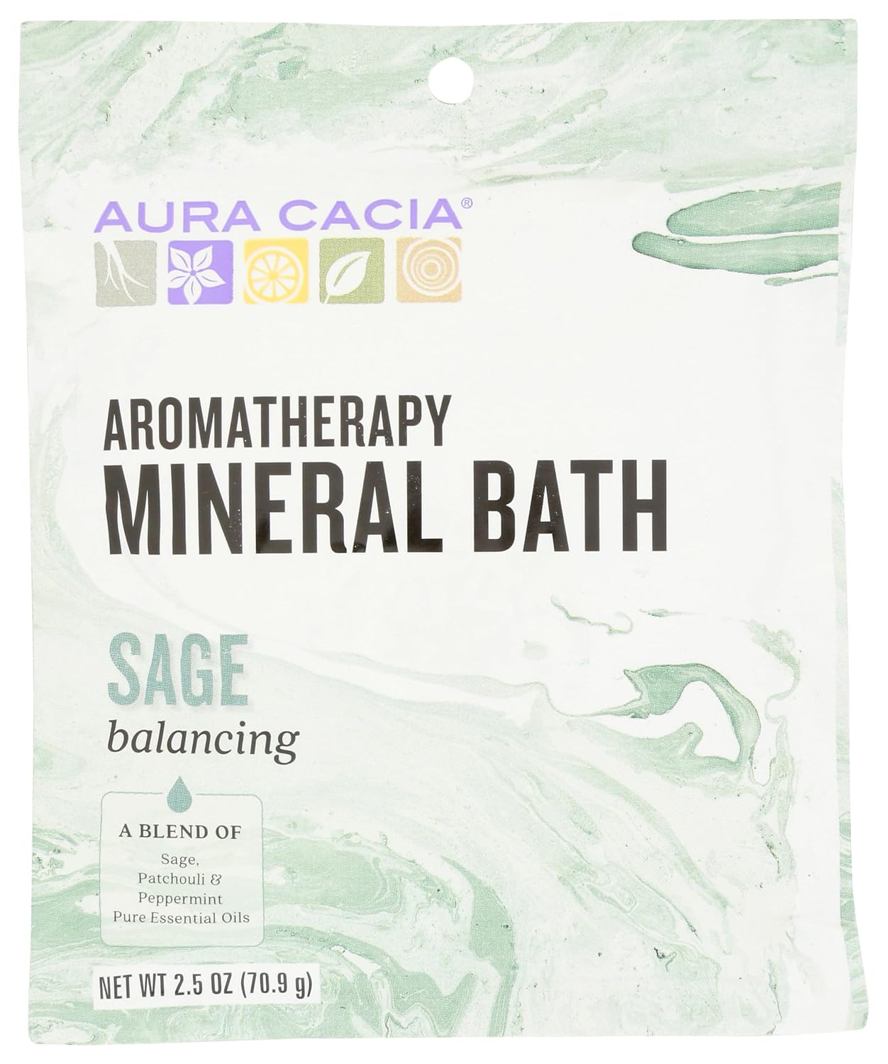 Aura Cacia Balancing Sage Bath, 2.5 OZ