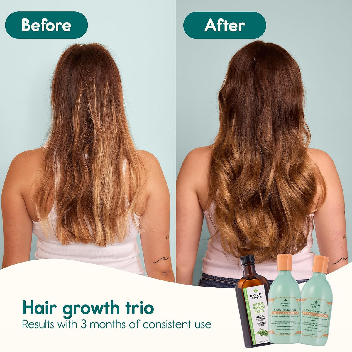 Nature Spell Rosemary Oil for Hair Growth, Pre-Diluted, 5.07 Fl Oz