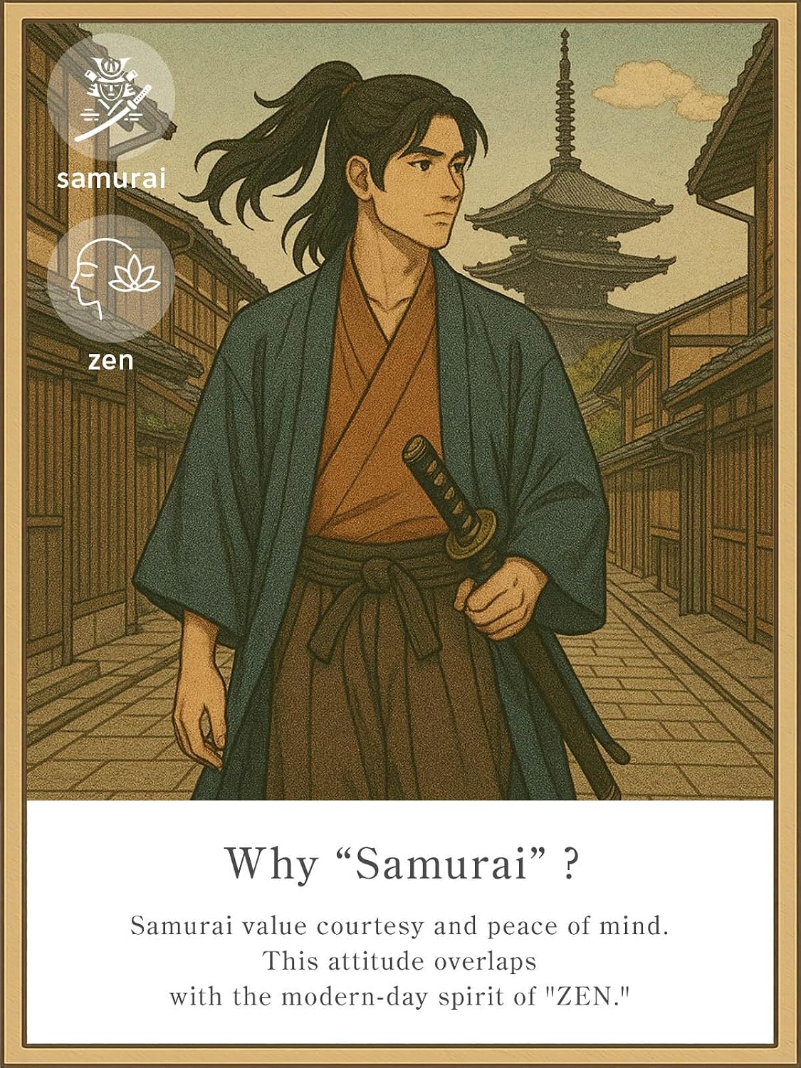 なごみ工房 Samurai Incense Sticks, Approx. 95 Sticks ZENRED Sandalwood Purifying Meditation Low Smoke Sandalwood Aroma Made in Japan Vanilla Incense Stick Gift Gift