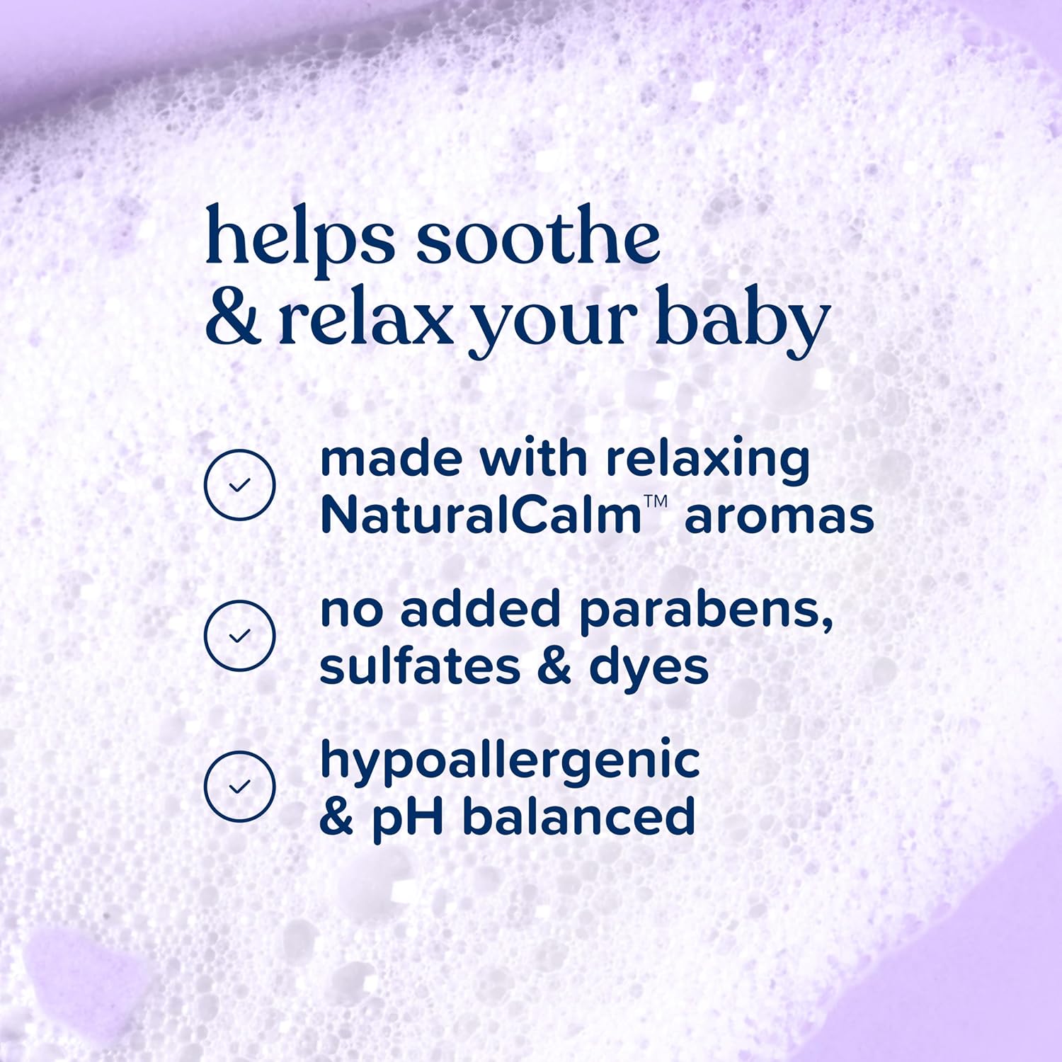 Johnson's Bedtime Baby Bath with Soothing NaturalCalm Aromas, Hypoallergenic & Tear-Free Liquid Baby Bath Formula, No Parabens, Sulfates, Dyes, or Phthalates, 27.1 fl. oz