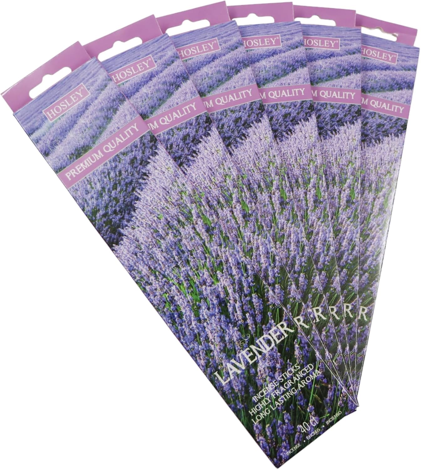 Hosley 120 Pack Incense Sticks + Bonus 120 Pack (Total 240) – Lavender – Bulk Pack Perfect for Home, Meditation & Aromatherapy