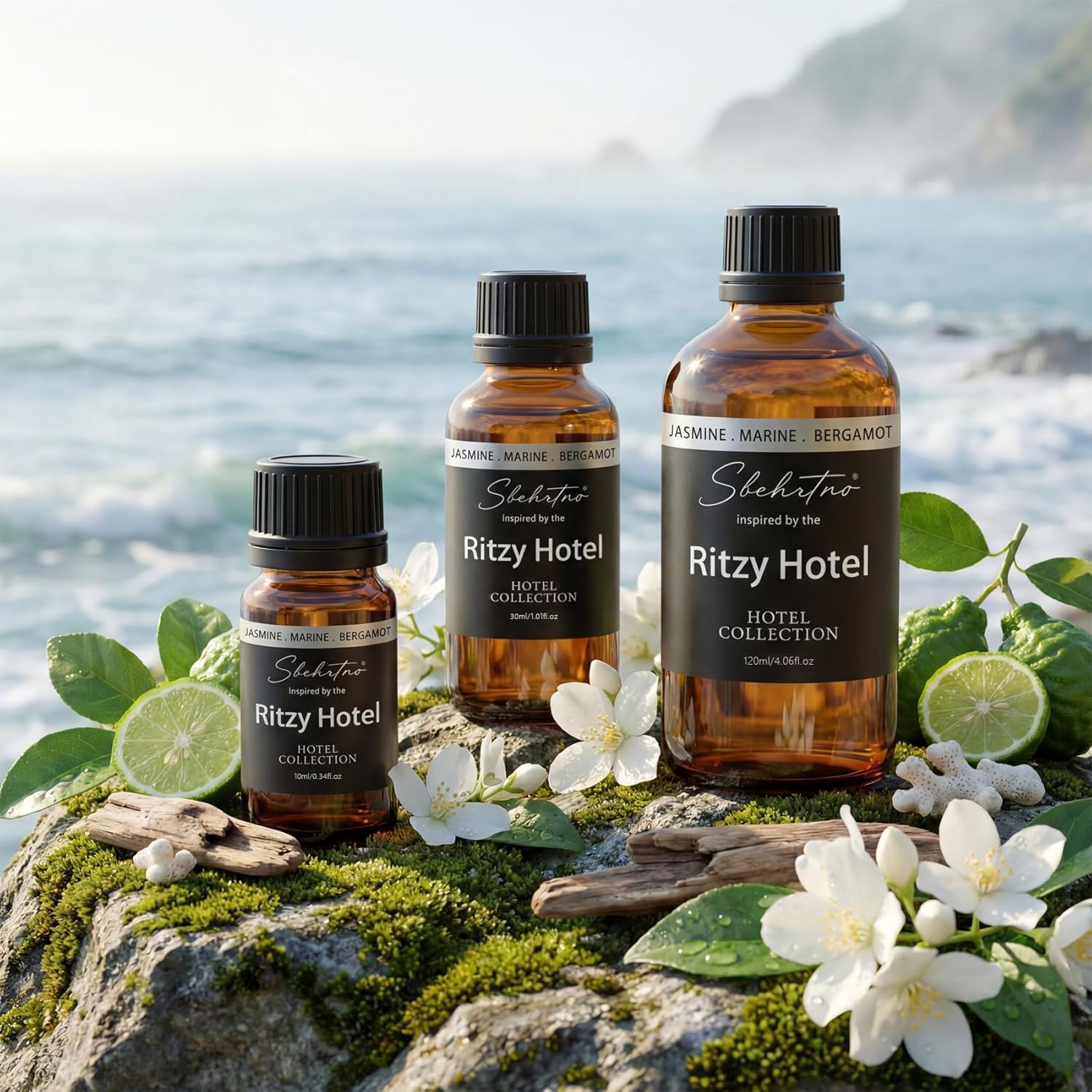 Hotel Collection Diffuser Oil – Inspired by Iconic Five-Star Coastal Hotel Scents – for Essential Oil & Waterless Diffusers (0.34 Fl Oz (Pack of 1))