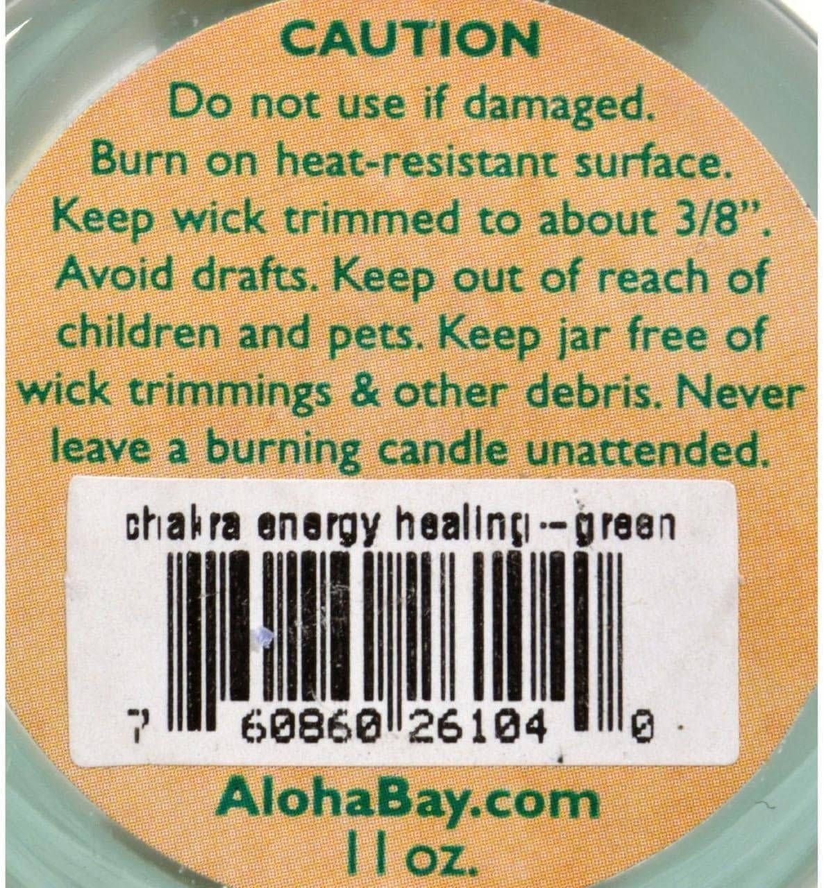 Premium Scented Candle Hand Made Chakra Energy Jar | 11 Oz | Healing, Anahata | Yoga Balance Prayer & Meditation Candle | Long Burn 60 Hours | Essential Oils, Lavandin Orange & Tangerine | Aloha Bay