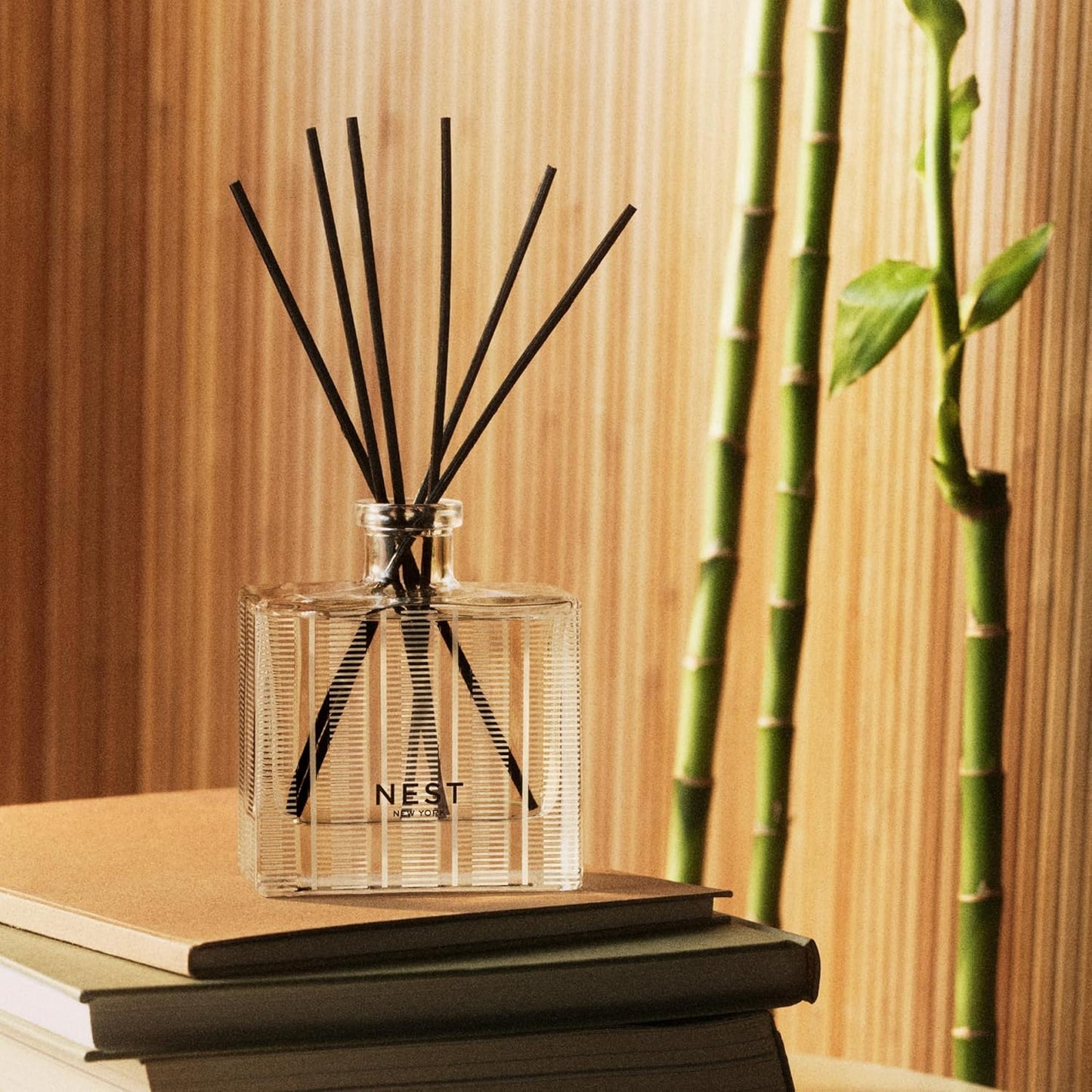 NEST New York Reed Diffuser Liquid Refill, Bamboo - 5.9 fl oz - Fragrance for Up to 90 Days - Flame Free