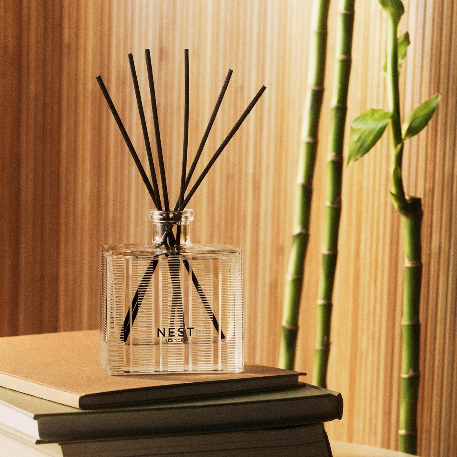 NEST New York Reed Diffuser Liquid Refill, Bamboo - 5.9 fl oz - Fragrance for Up to 90 Days - Flame Free