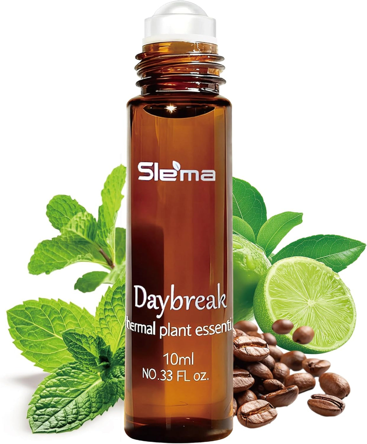 Slema Essential Oil，Daybreak Essential Oil Blends by 10ml Essential Oils - 100% Pure Therapeutic Grade, Helps Create a Focused Atmosphere for Work & Study​ (Lemon)
