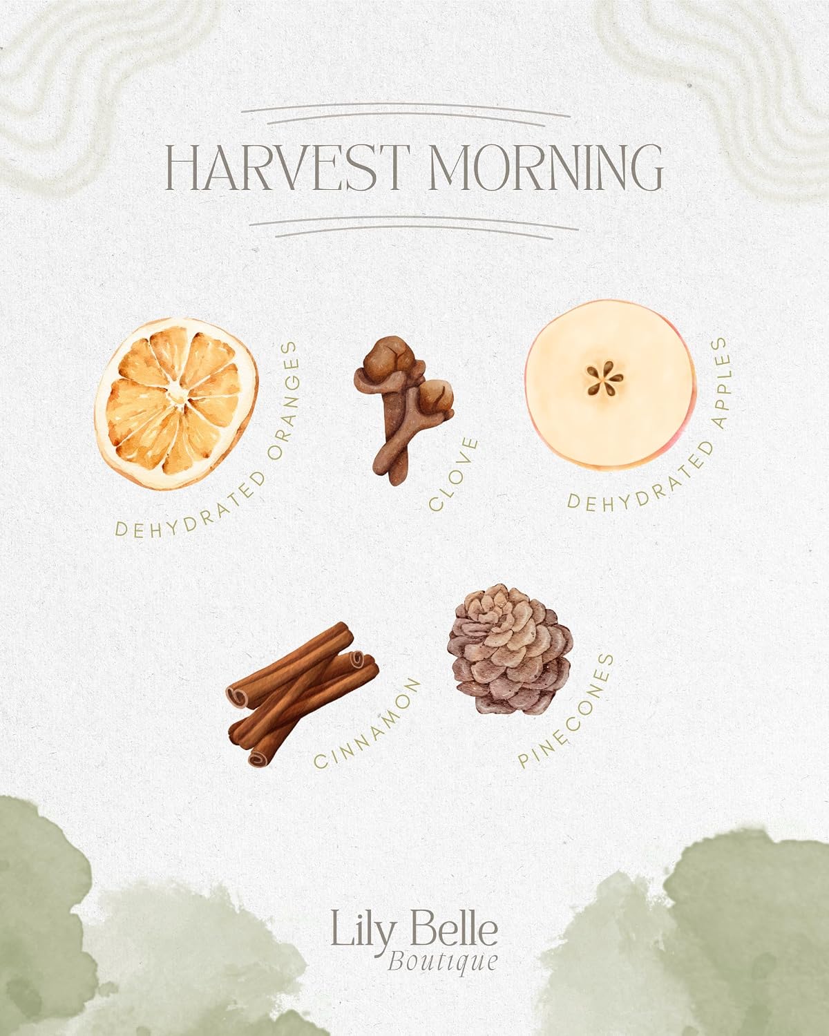 Harvest Morning Simmer Pot – All-Natural Stovetop Potpourri with Apples, Oranges, Cinnamon, Clove & Pinecones – Non-Toxic & Fragrance-Free Home Scent – 50 Hours of Cozy Fall Aroma
