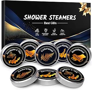 Shower Steamers Aromatherapy for Men 8 Pack, Fathers Day Dad Gifts for Husband Dad Grandpa Son Boyfriend from Daughter Wife, Bath Bombs Self Care Relaxation Stress Relief Birthday Gifts for Men