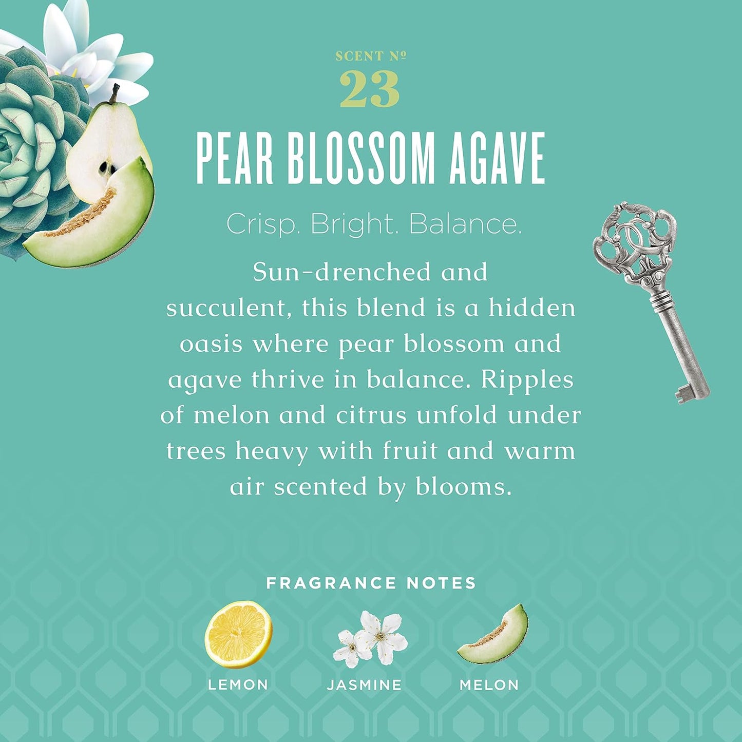Caldrea Linen and Room Spray Air Freshener, Made with Essential Oils, Plant-Derived and Other Thoughtfully Chosen Ingredients, Pear Blossom Agave Scent, 16 oz