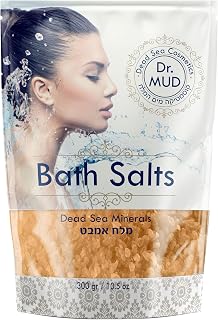Natural Dead Sea Salt 100% Mineral-Rich Bath Soak, More Minerals Than Epsom Salt, Deep Relaxation, Detox, Exfoliates & Softens Skin, Helps Psoriasis, Eczema, Joint & Muscle Pain (10.5 oz, Jasmine)