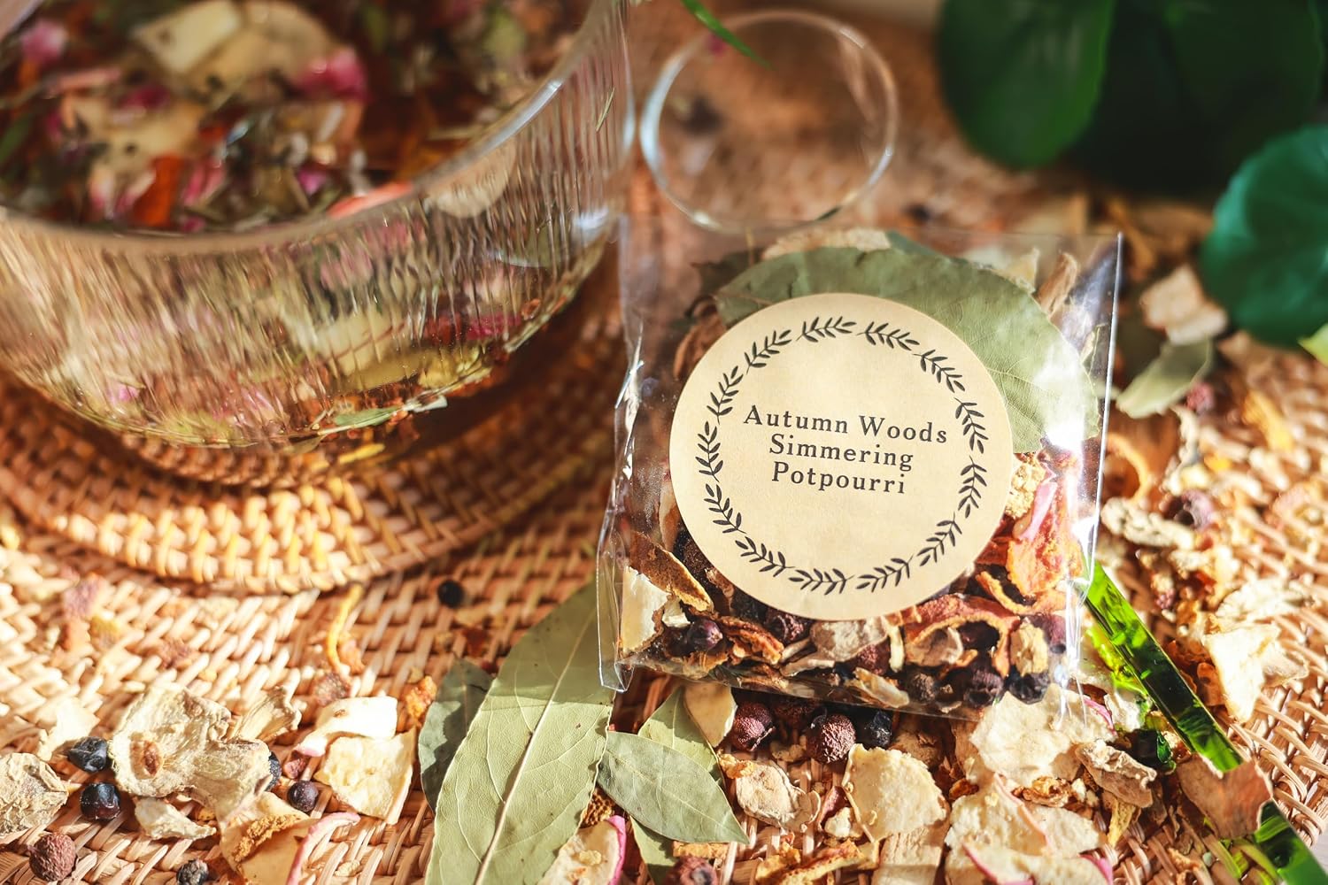 Winter Simmering Potpourri Kit – 10 Mini Bags of All-Natural Stove Top Scent Mix, Dried Fruit & Spice Blends for Cozy Home Fragrance, Set for Christmas, Mother’s Day & Housewarming