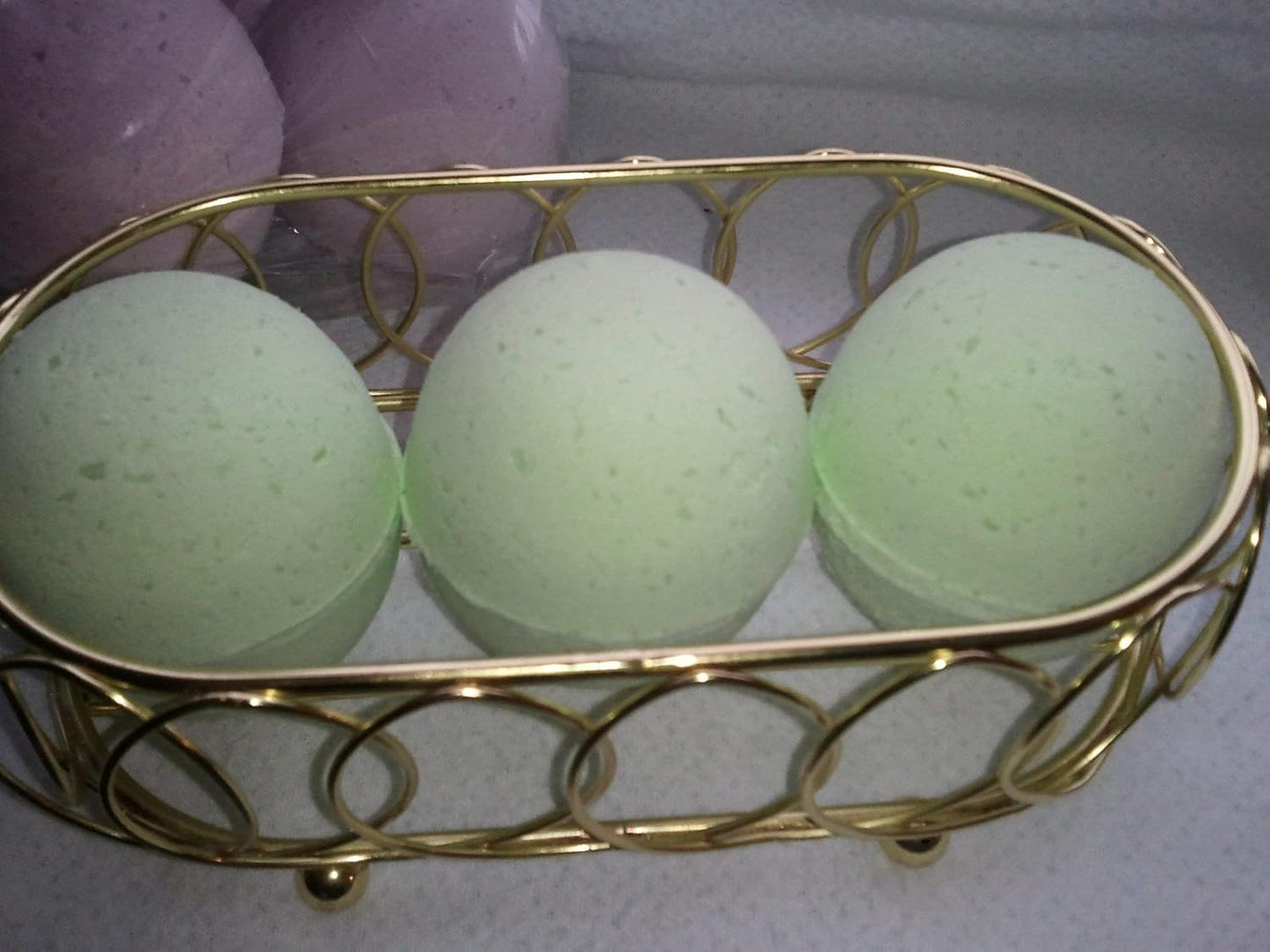 Eucalyptus and Spearmint Luxury Bath Bomb: Made in USA with Shea Butter and Mango Butter, Ultra Moisturizing, Great for Dry Skin (3 Count) Pack of 1