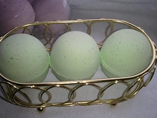 Eucalyptus and Spearmint Luxury Bath Bomb: Made in USA with Shea Butter and Mango Butter, Ultra Moisturizing, Great for Dry Skin (3 Count) Pack of 1