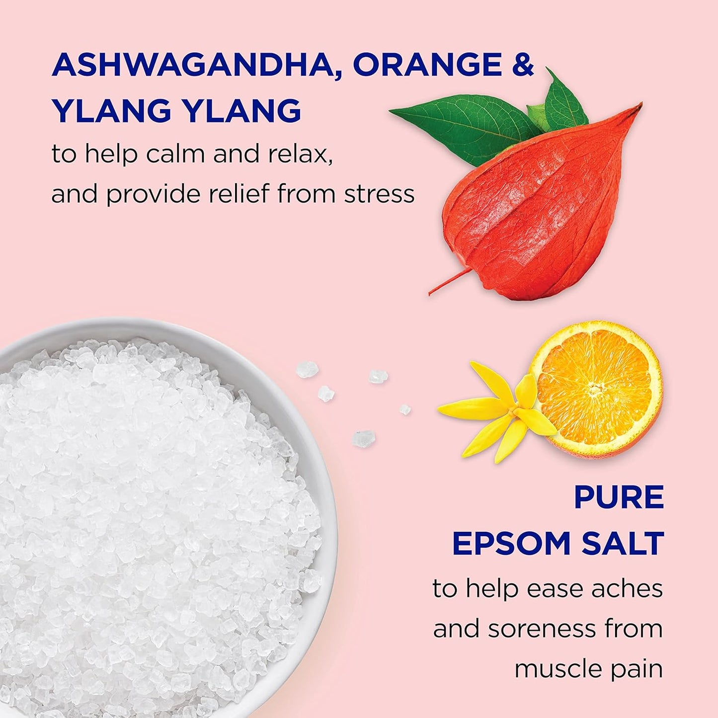 Dr Teal's Foaming Bath with Pure Epsom Salt, Shea Butter & Almond, 34 fl oz & Foaming Bath with Pure Epsom Salt, Ashwagandha, 34 fl oz