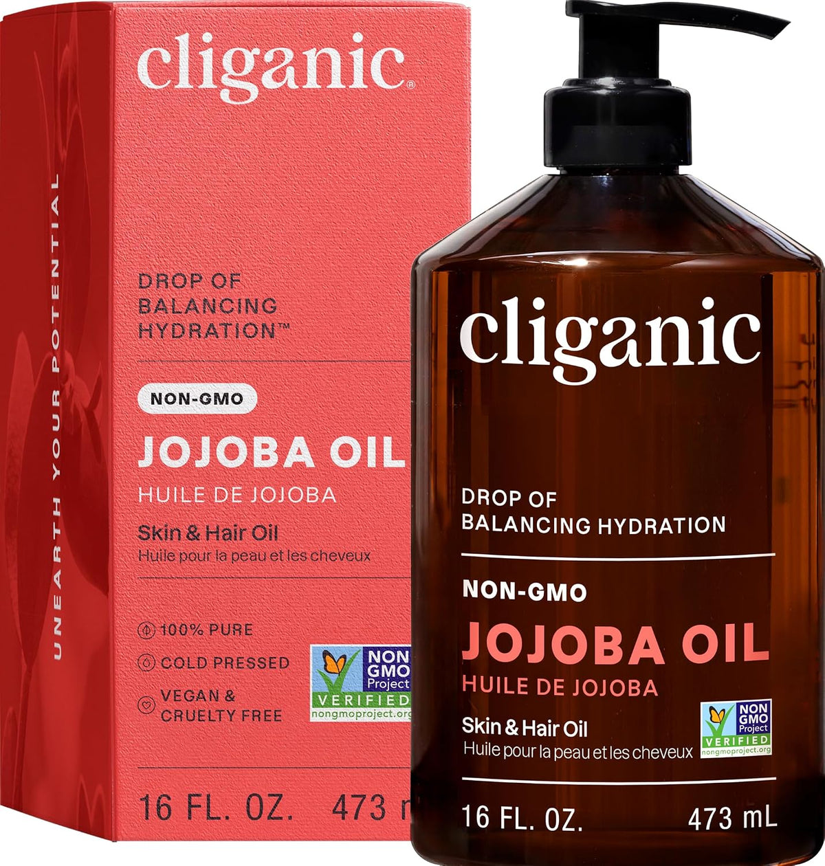 Cliganic Jojoba Oil Non-GMO