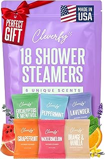 Cleverfy Shower Steamers Aromatherapy - Birthday Gifts for Women, Mom, Wife, Grandma, Her, Best Friend, Daughter, Sister, Teens & Girlfriend - 18 Tablets