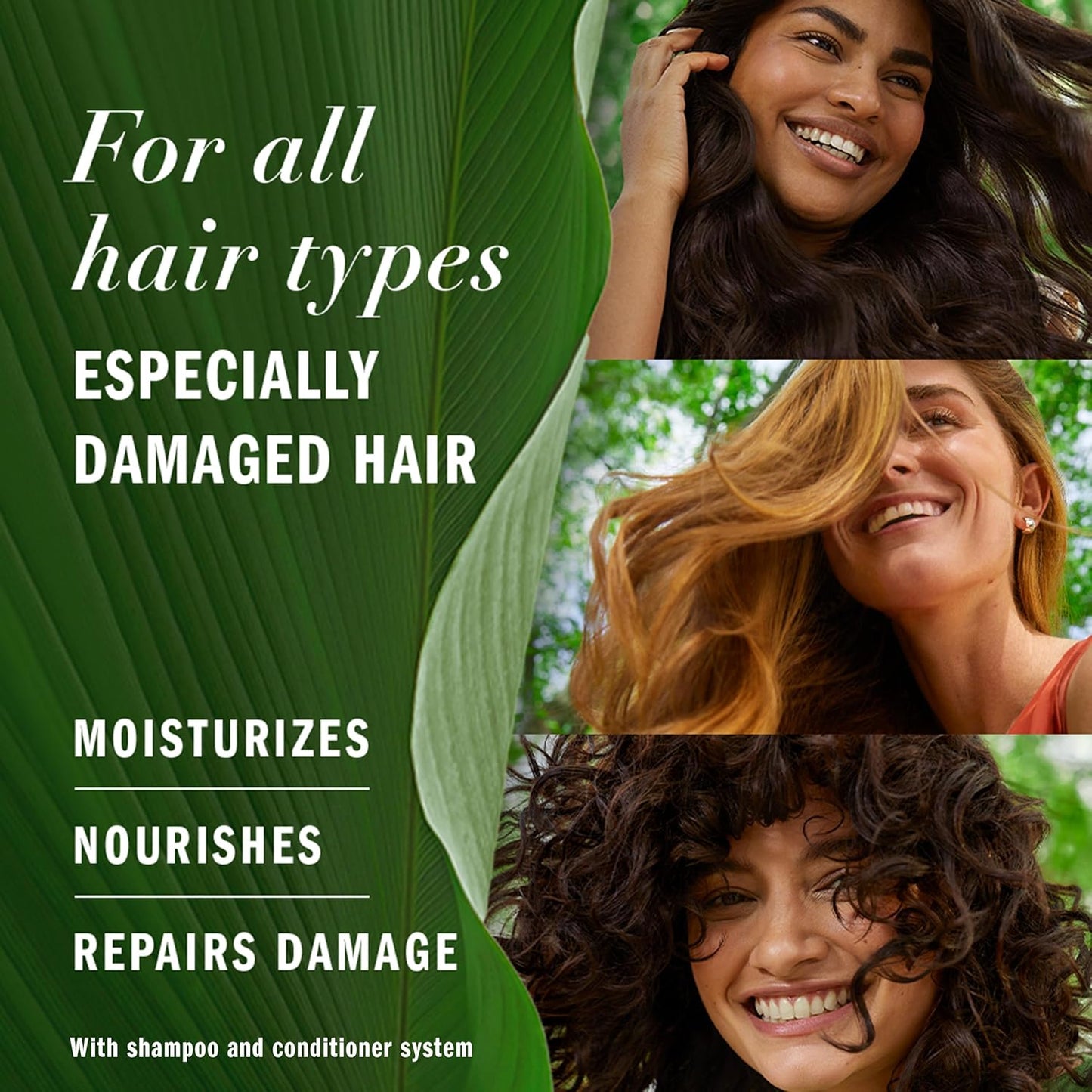 Herbal Essences Argan Oil Paraben Free Conditioner, Hair Repair, 20.2 fl oz, with Certified Camellia Oil and Aloe Vera, For All Hair Types, Especially Damaged Hair