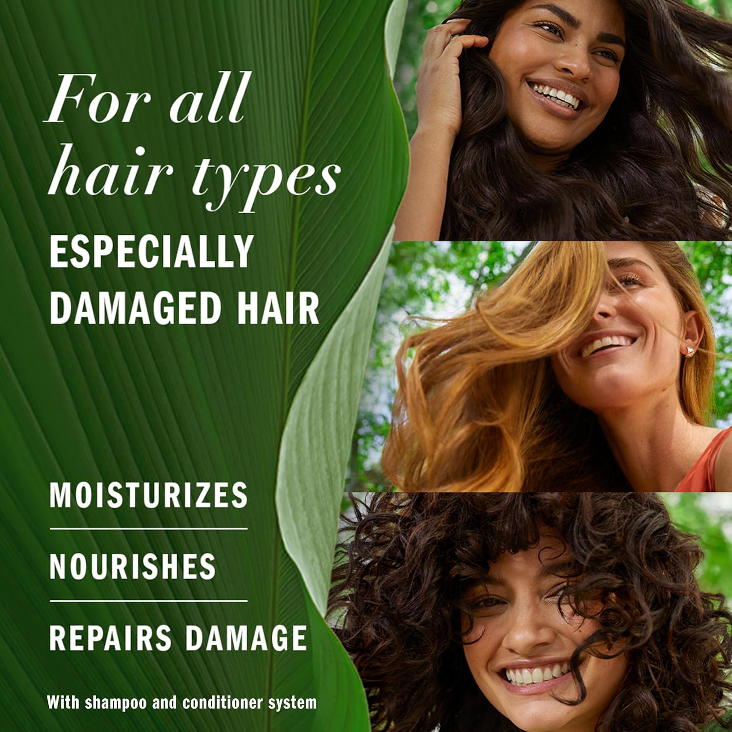 Herbal Essences Argan Oil Paraben Free Conditioner, Hair Repair, 20.2 fl oz, with Certified Camellia Oil and Aloe Vera, For All Hair Types, Especially Damaged Hair