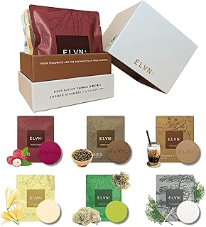 ELVN± Aromatherapy Shower Steamers - 6 Rare Taiwan Scents (Lychee, Hinoki, Boba Tea) - Natural Shower Bombs for Stress Relief, Focus & Sleep - Luxury Self Care Gifts for Women & Men