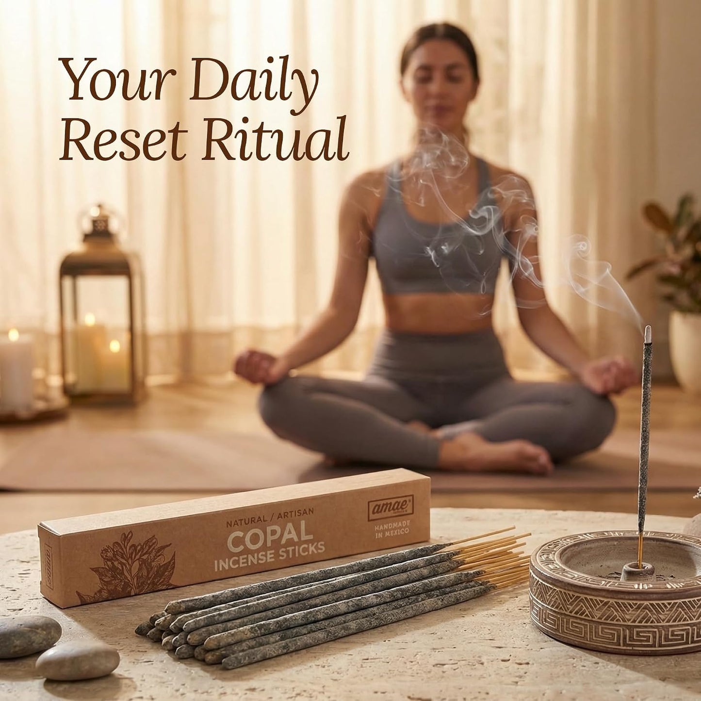 Copal Incense 40 Sticks: Big Bag, from México, Handmade
