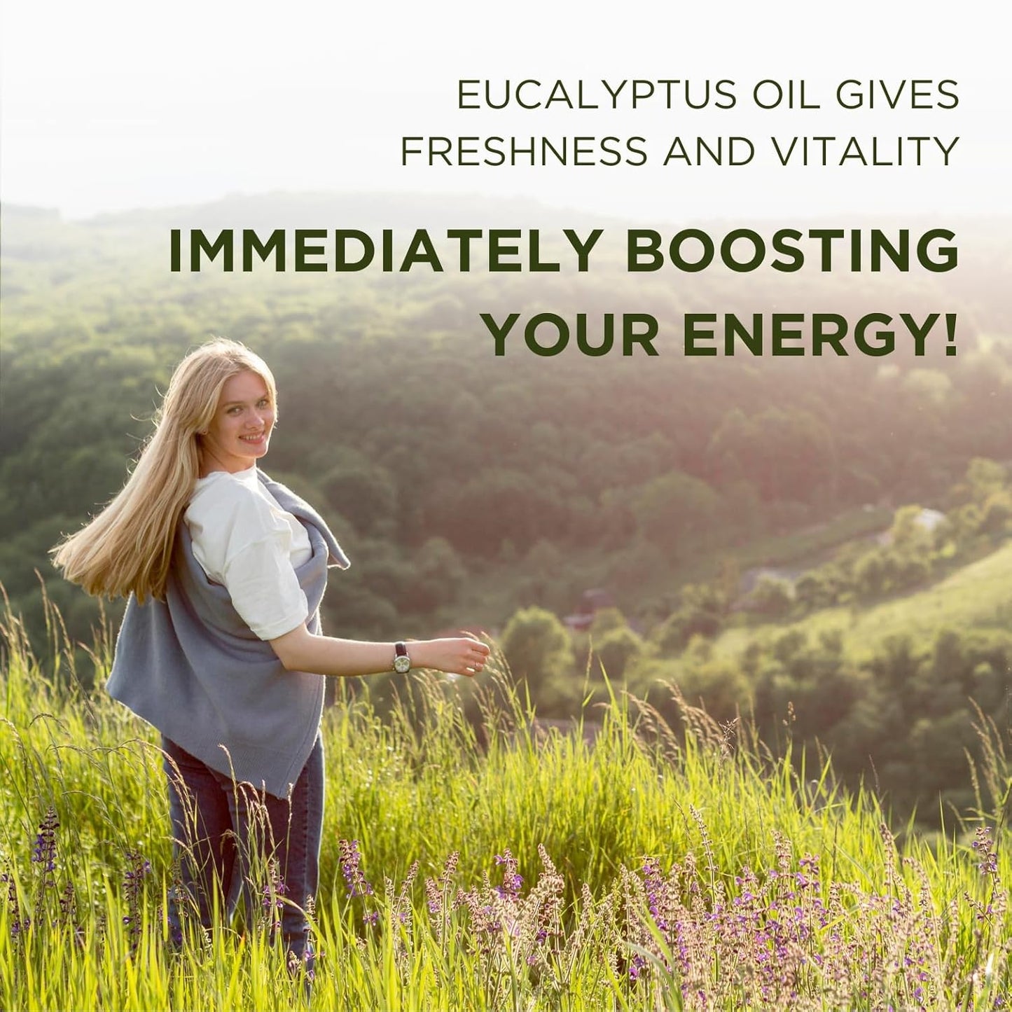 Eucalyptus Essential Oil 1 Oz (30ml) – 100% Pure Natural Eucalyptus Oil for Aromatherapy Diffuser, Skin & Hair Care, Massage, Soap & Candle Making – Premium Grade