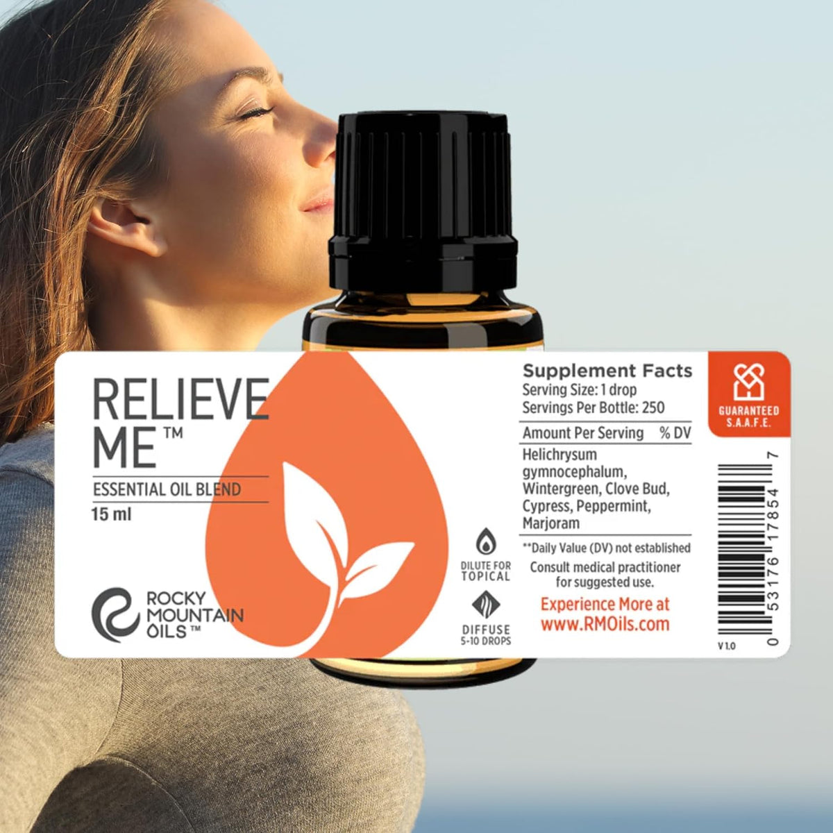 Rocky Mountain Oils - Relieve Me - 15 ml - Essential Oil Blend