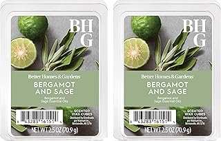 Better Homes and Gardens Scented Wax Cubes 2.5oz 2-Pack (Bergamot and Sage)