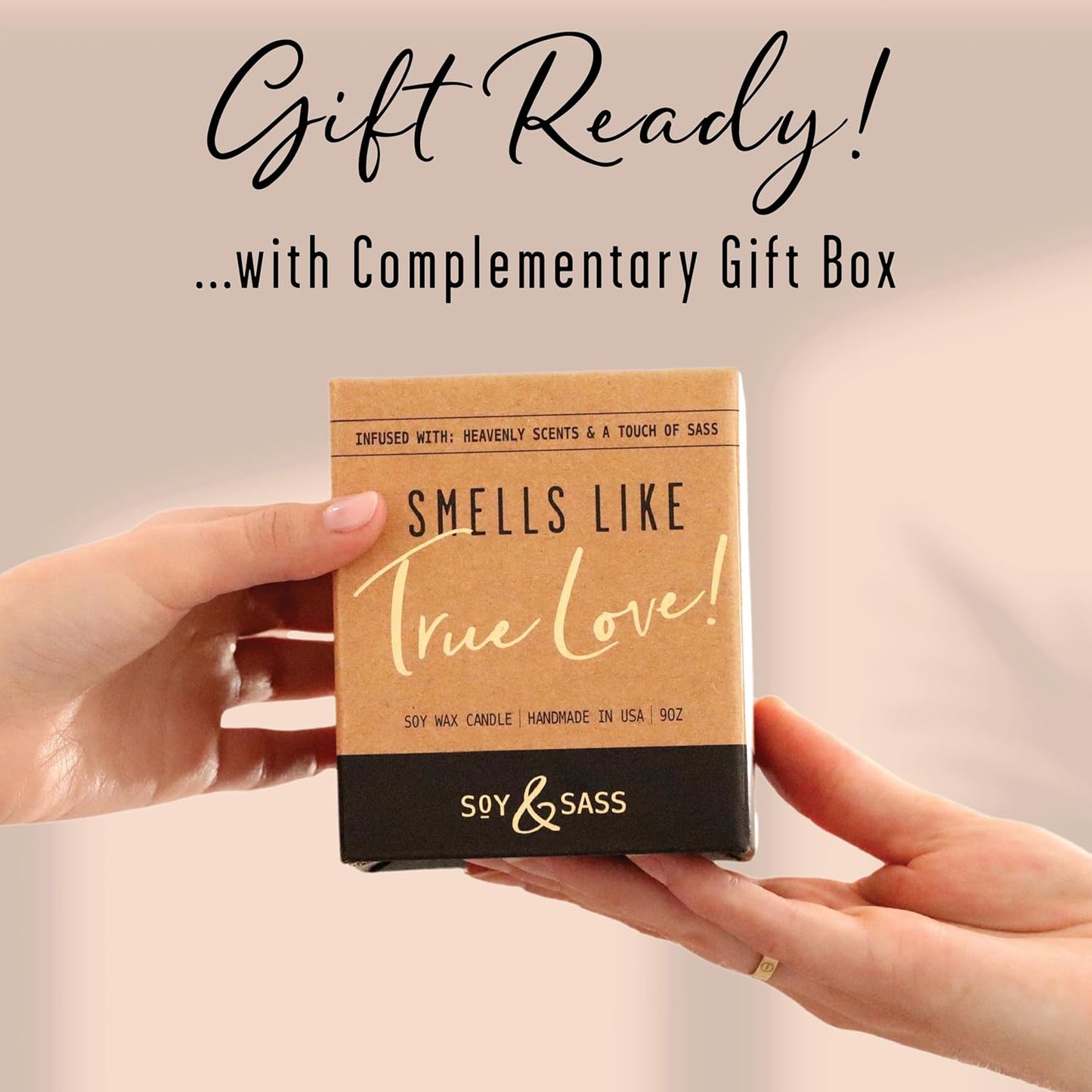 50th Wedding Anniversary Gifts - '50 Year Later' Candle, w/Sandalwood Rose - infused w/Essential Oils I 50th Anniversary Gifts for Wife I 50 Year Anniversary Gifts I 50Hour Burn I USA Made