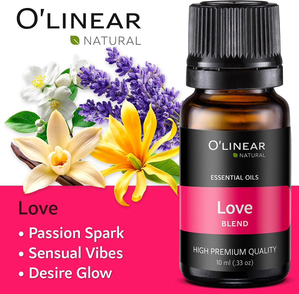 O'linear Top 6 Blends Essential Oils Set - Aromatherapy Diffuser Blends for Sleep, Mood, Breathe, Temptation, Feel Good, Stress Relief