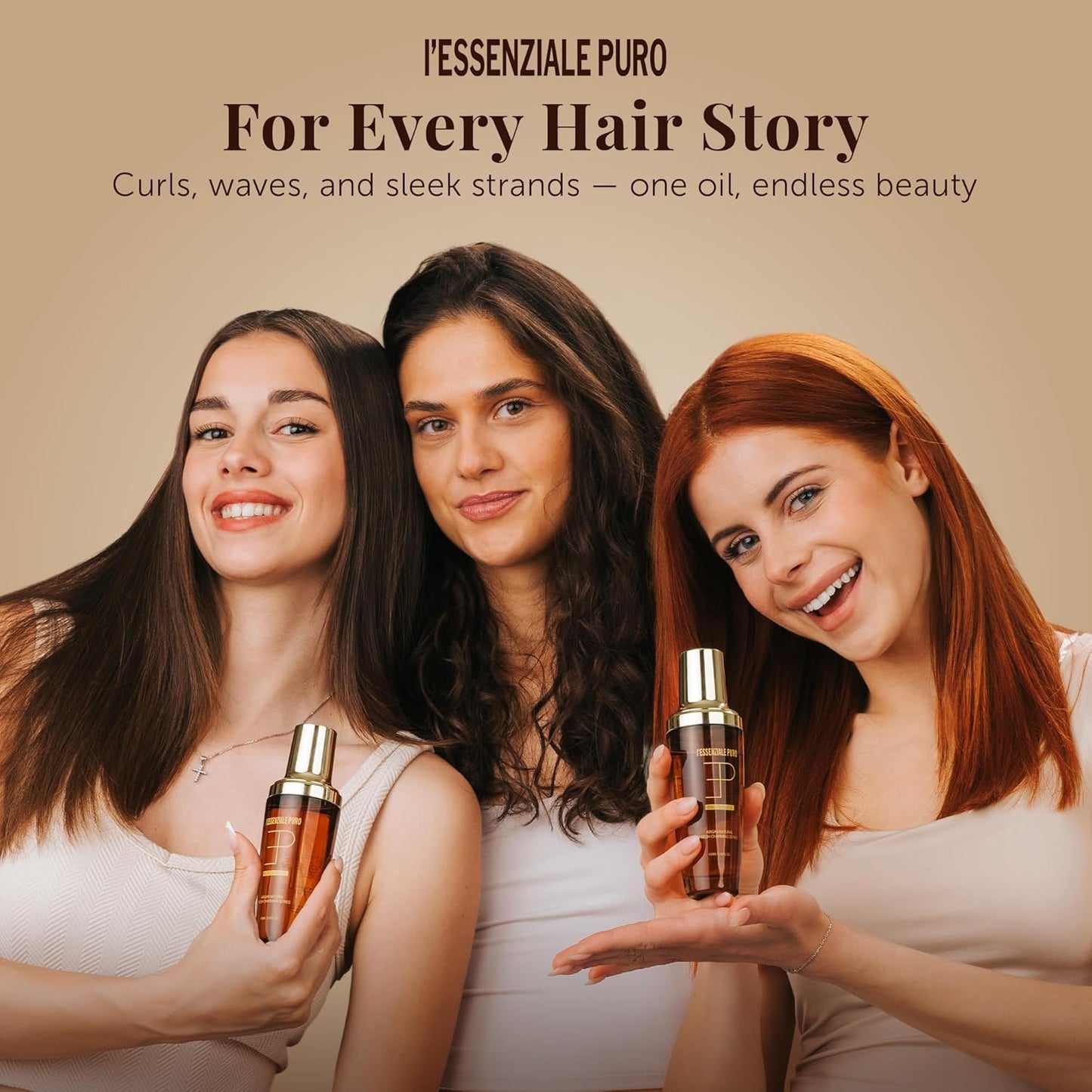 Dubai Premium Moroccan Argan Hair Oil & Body Elixir - Lightweight Treatment for Dry Damaged Hair, Split Ends - Controls Frizz, Boosts Shine, Hydrates Skin - 100 mL (3.38 Fl Oz)