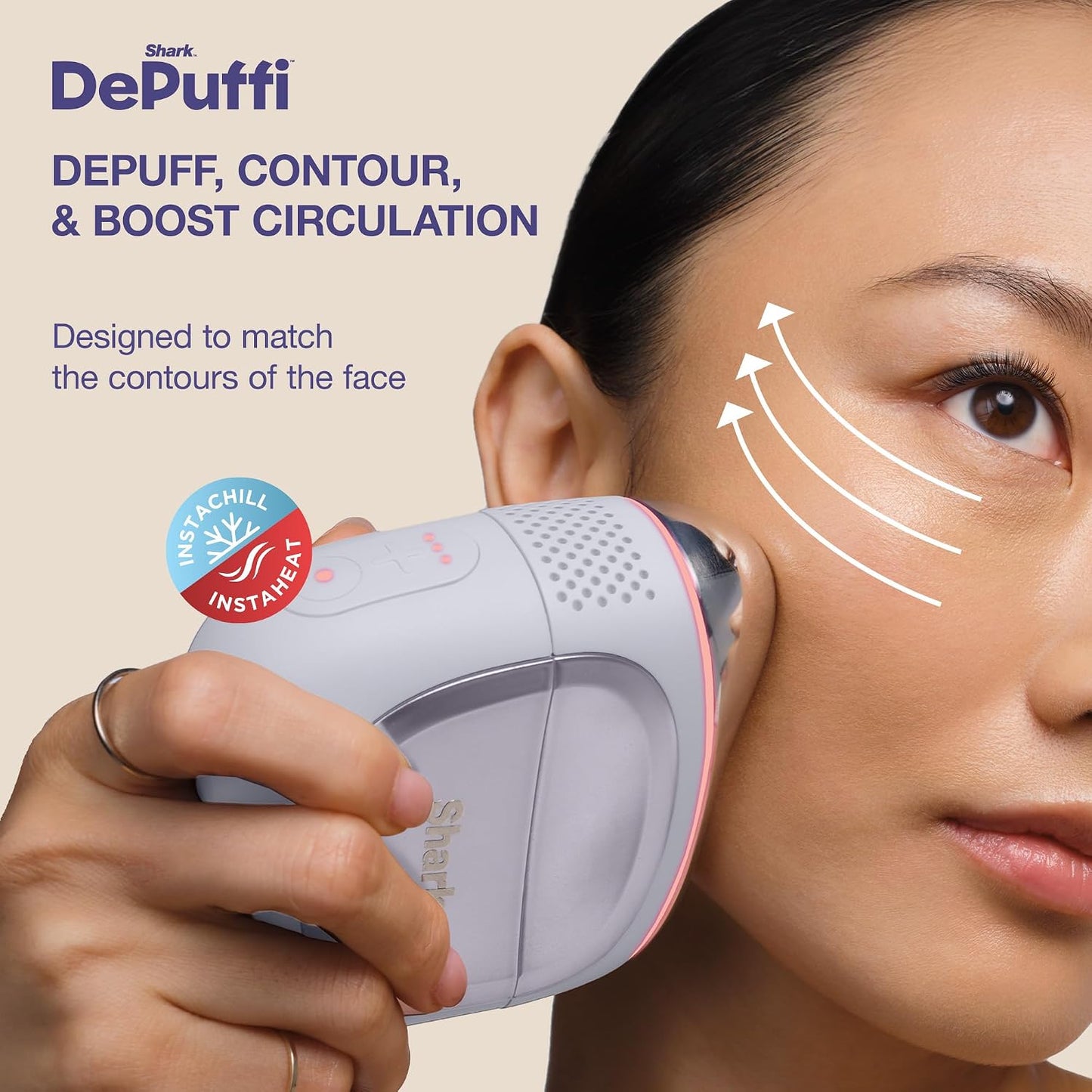 Shark FacialPro Glow at-Home Hydro-Powered Facial System with DePuffi Hot & Cold Therapy – Professional Spa Skincare Device for Pore Cleansing, Hydration, & Radiant Glow, Lilac, FH320PL
