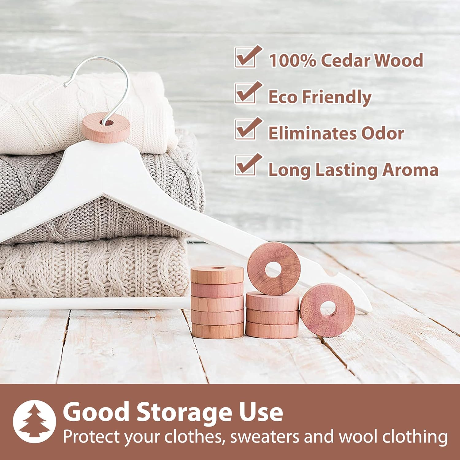 Lavande Sur Terre Pack of 16 Cedar Blocks and 8 Lavender Flower Sachets Craft Bag, Drawer Freshener, Linen, Shower Favor, Wedding and More, LV-E-LC-1