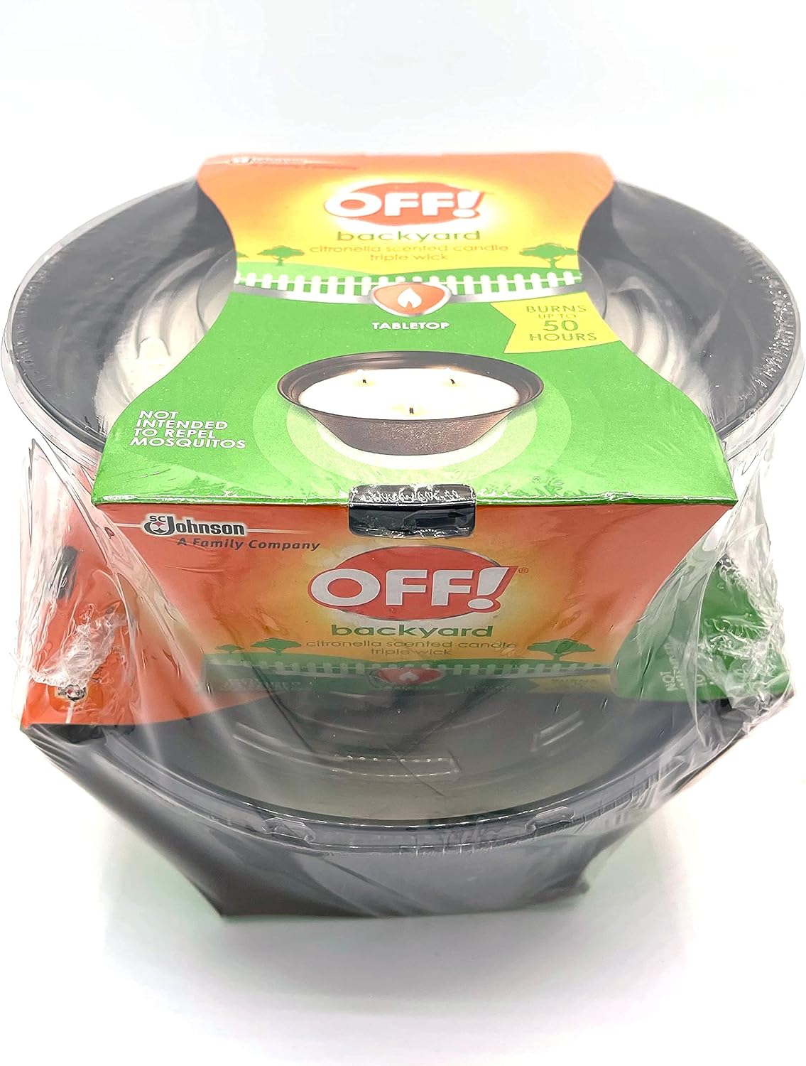 Off 2 Pk Citronella 3 Wick Candles