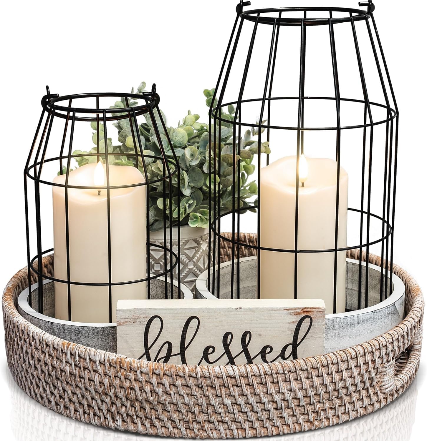ANGELLOONG Flickering Flameless Candles, Realistic Battery Operated Candles with Remote and Timer, Set of 3 LED Candles for Fall Room Home Wedding Decor Centerpieces Table Party Christmas Decorations
