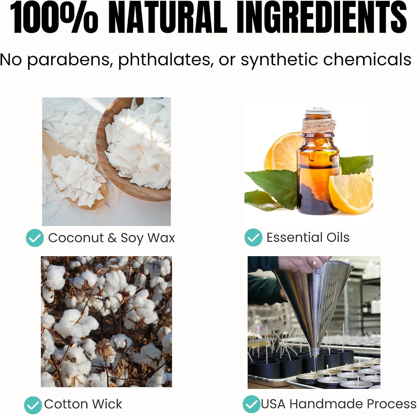 Go Candles Luxury Scented Candle Set for Men | Energy · Flow · Chill | Candles for Home | Aromatherapy | Non Toxic Coconut Soy Wax | Essential Oils | Hand-Poured USA | Candle Gift Set