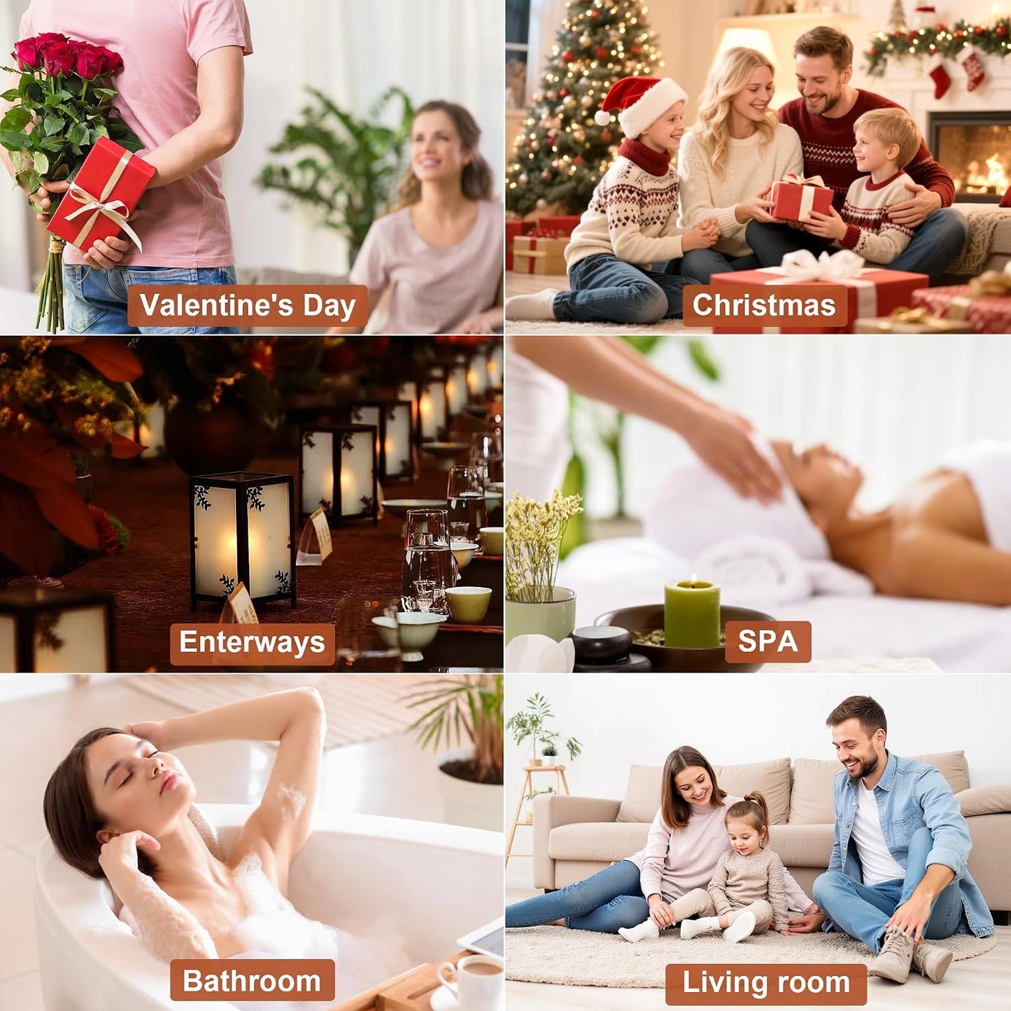 Wax Melts - Natural Ingredients with Intense & Long-Lasting Fragrance, Variety of Scents (Apple Pie, Snickerdoodle, Pumpkin Spice & More) - Perfect for Home, Office, and Gifting