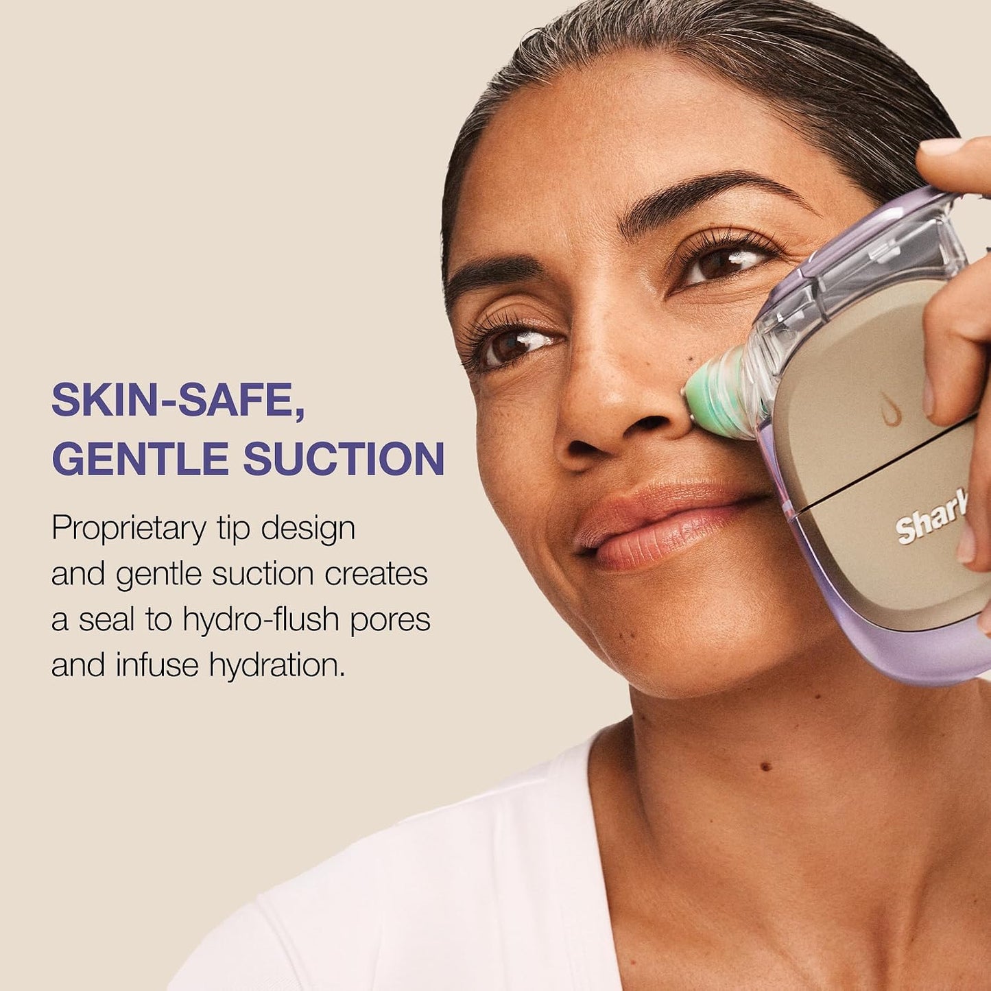 Shark FacialPro Glow at-Home Hydro-Powered Facial System with DePuffi Hot & Cold Therapy – Professional Spa Skincare Device for Pore Cleansing, Hydration, & Radiant Glow, Lilac, FH320PL