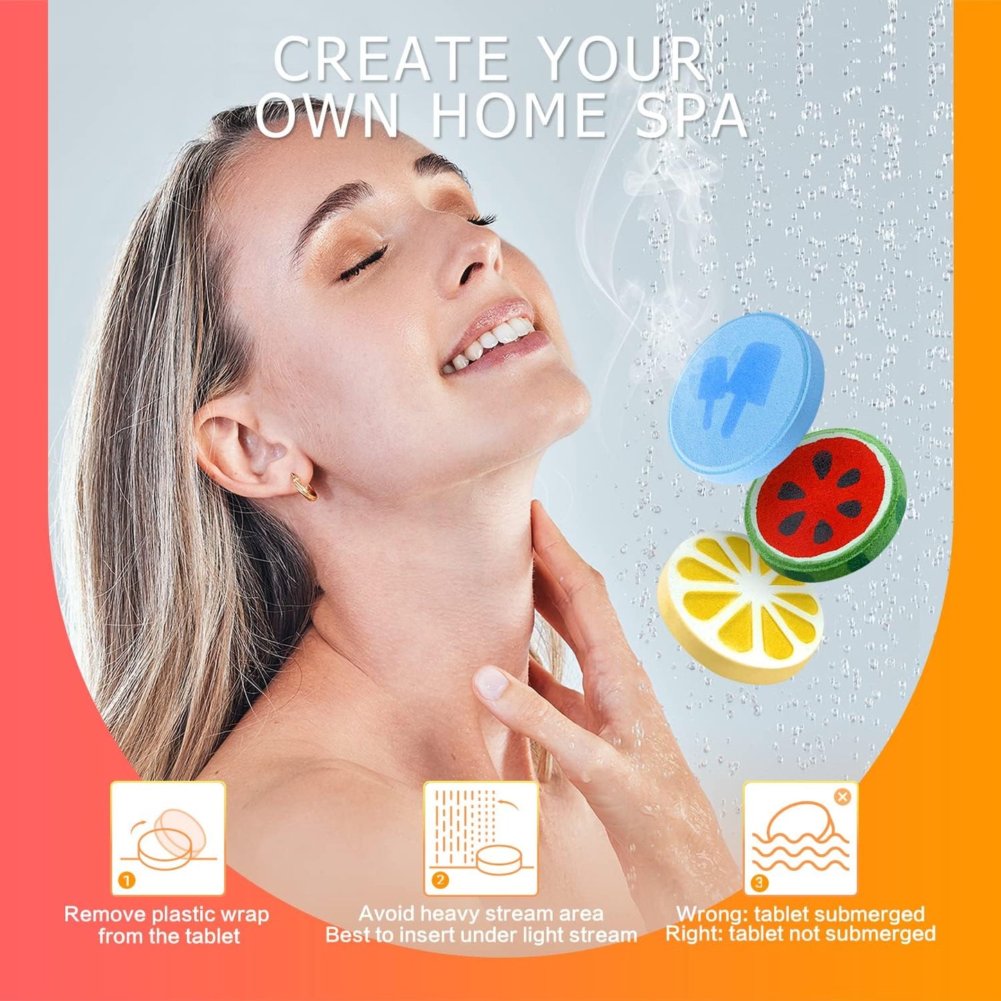 Aofmee Shower Steamers Aromatherapy - 8 Pack Shower Bombs Gift Set, Shower Tablets with Essential Oils for Relaxation, Valentines Day Gifts Self Care Gifts Spa Gifts Birthday Gifts for Women and Men