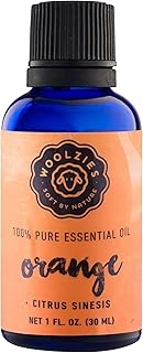 Woolzies 100% Pure & Natural Sweet Orange Essential Oil | Undiluted Therapeutic Grade Citrus Oil | for Diffusion Internal or Topical Use