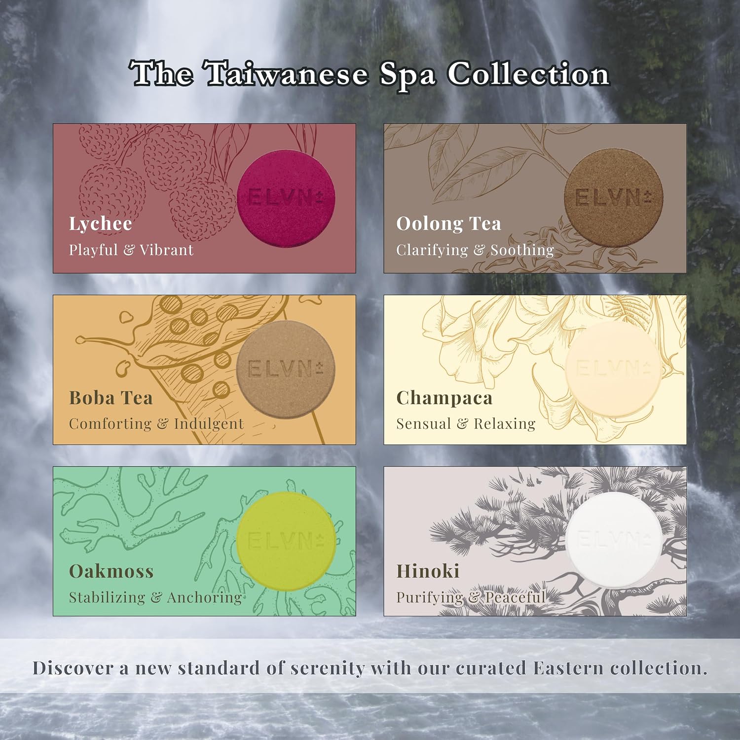 ELVN± Aromatherapy Shower Steamers - 12 Unique Japanese and Taiwan Scents - Natural Shower Bombs for Stress Relief, Focus & Sleep - Luxury Self Care Gifts for Women & Men - Sustainable Spa Kit