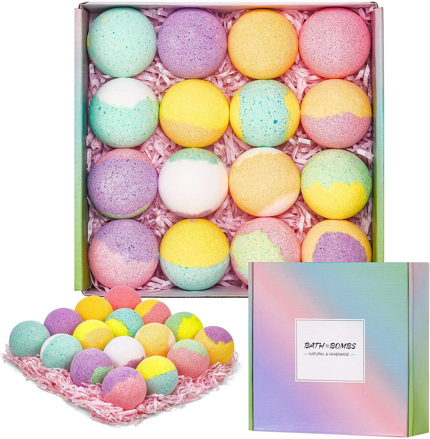 Organic Bath Bombs Women,Nature Bath Bombs for Women,Relaxing Bath Bomb Luxury