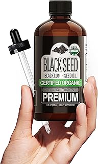 Sun Essential Oils Black Seed Oil 4 Fl Oz (Pack of 1) Cold Pressed Unrefined for Hair Skin Scalp and DIY Beauty