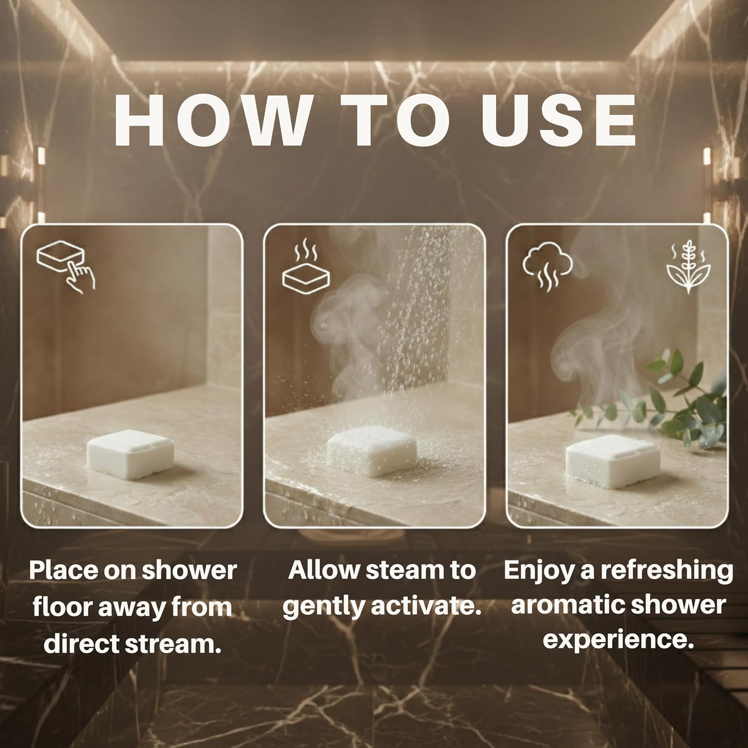 Eucalyptus Shower Steamers Aromatherapy – 7 Long Lasting Essential Oil Shower Bombs – Large Spa Tablets for Relaxation – Made in USA, Self Care Gift for Men & Women