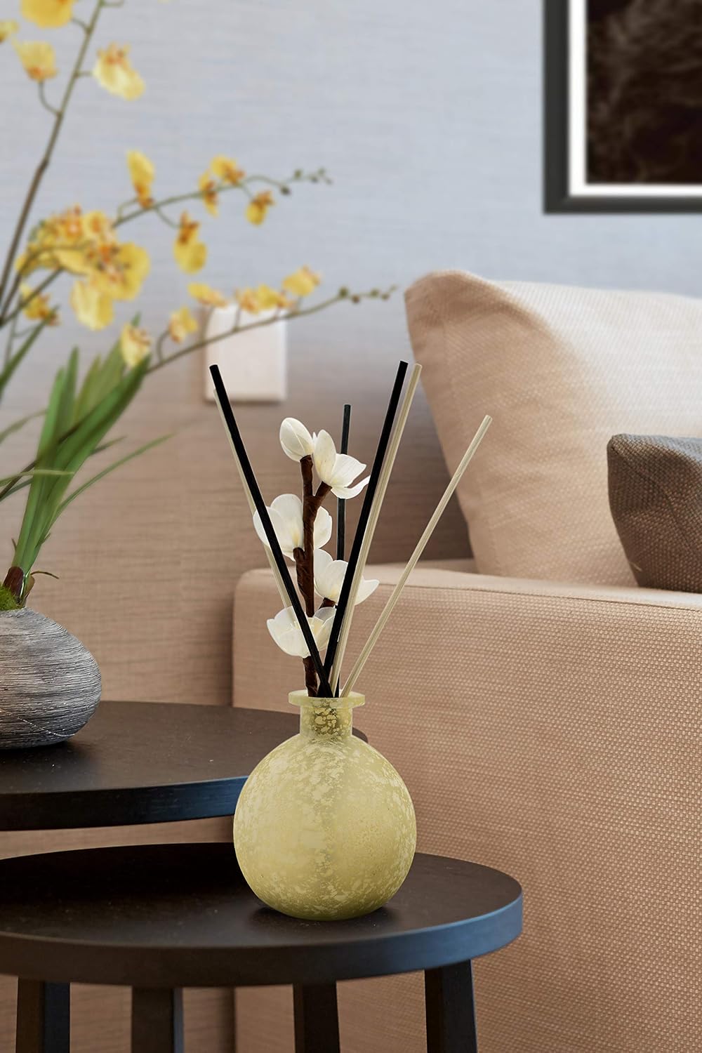 10inch Diffuser Replacement Sticks - 20 Pcs Aroma Reed Fragrance Sticks Refill for Home and Bathroom - Rattan Essential Oil Sticks for Scented Diffuser