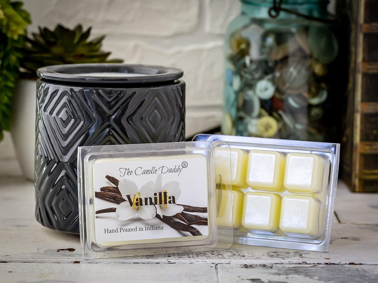 Vanilla Maximum Scented Wax Melts- 1 Pack- 2 oz- 6 Cubes