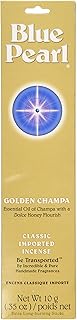 Blue Pearl Classic Fragrance Incense, Prem Golden Champa, 10 Gram