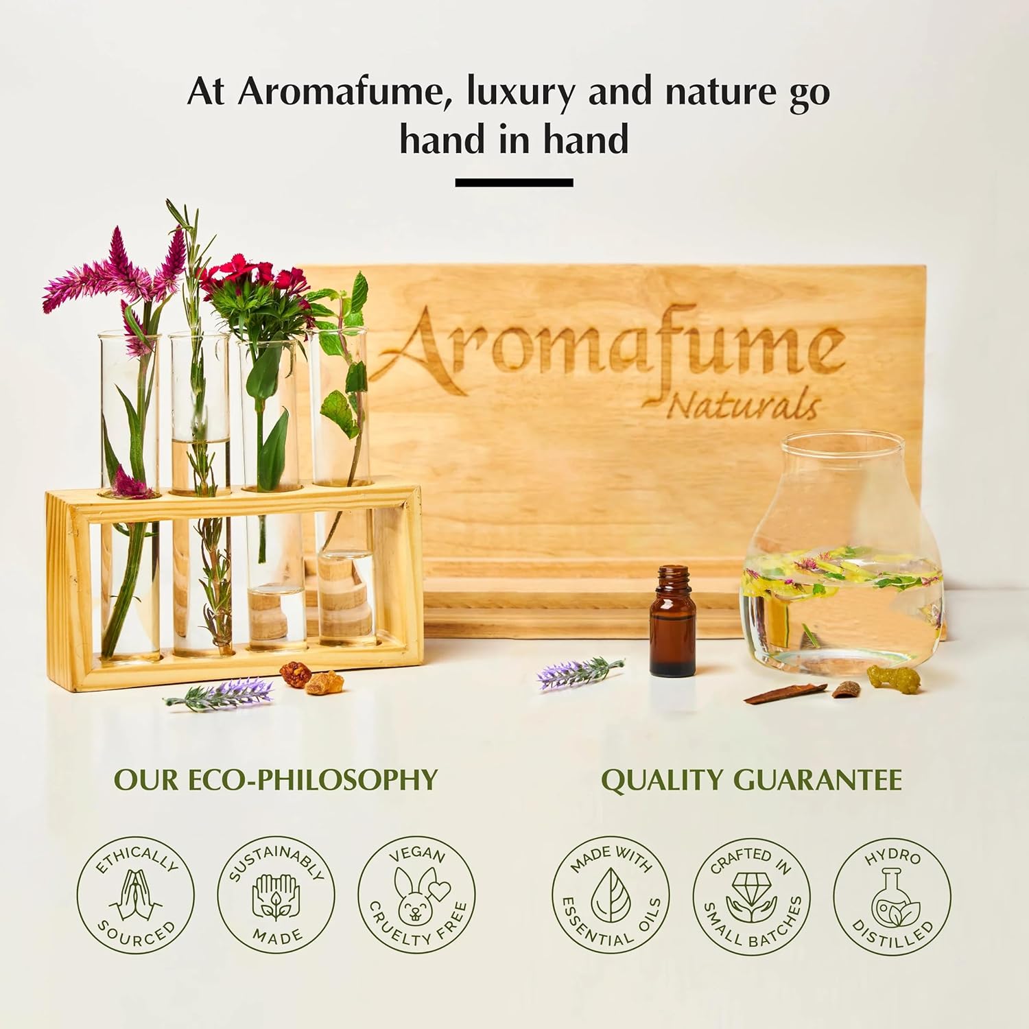 AROMAFUME Ylang Ylang Essential Oil - 100% Natural, Therapeutic Grade Essential Oils - Pure, Tropical Aromatherapy Oil for Home Diffusers - Gifts for Her - 10ml