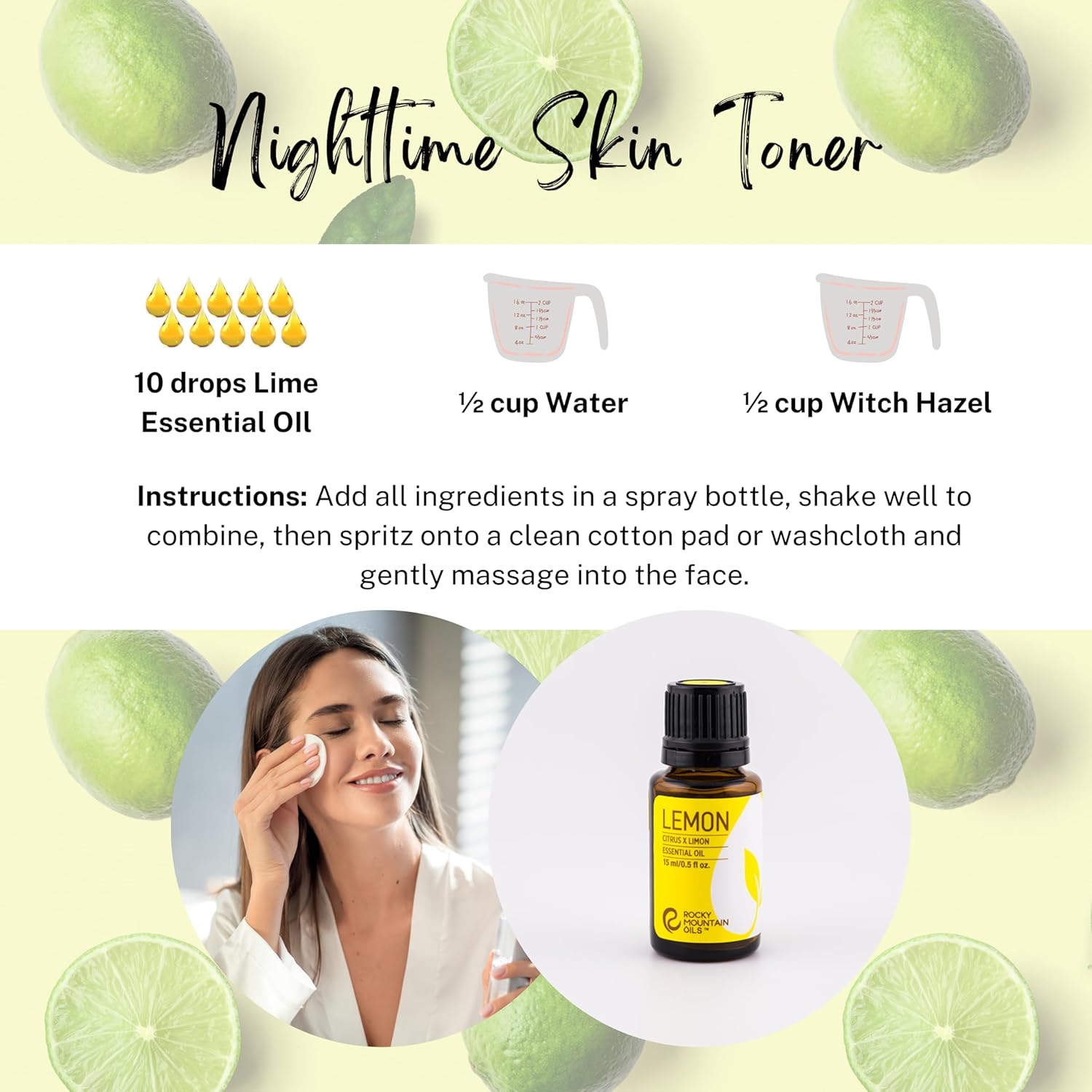 Rocky Mountain Oils Lime Essential Oil 15ml - Pure Essential Oils for Diffusers | Organic Lime Aroma Blends for Home Use | Therapeutic Grade Natural Oils | Aromatherapy Diffuser Oil