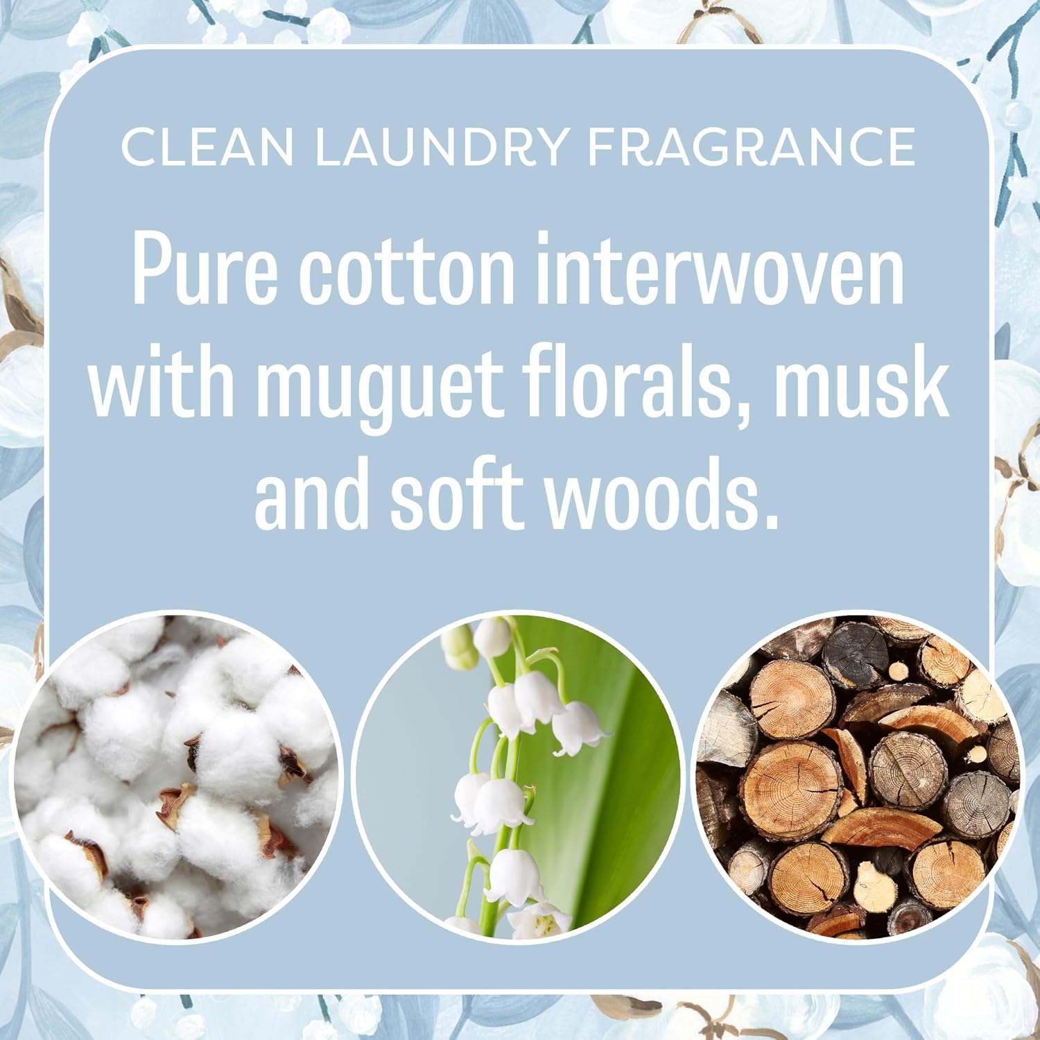 Fresh Scents Scented Sachets | White Cotton |Home Fragrance | Long Lasting (Up to 6 Months) | Air Freshener for Closets, Drawers, & Cars | 6 Pack